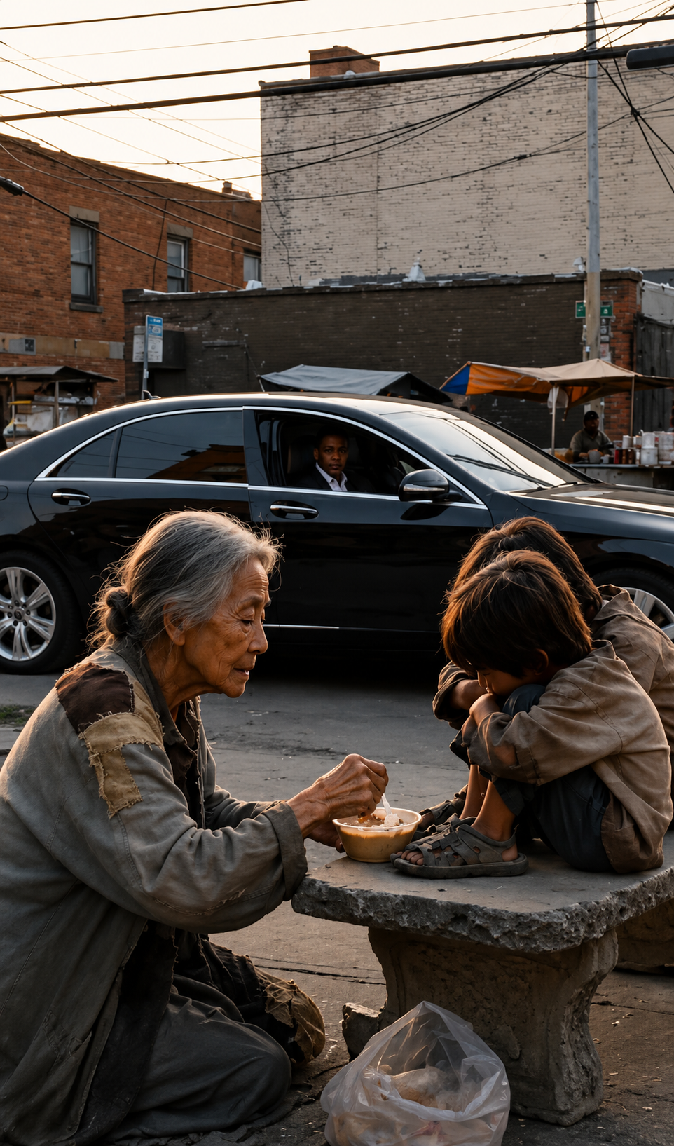 The Billionaire Fell To His Knees After Recognizing The Old Woman Who Once Fed Him