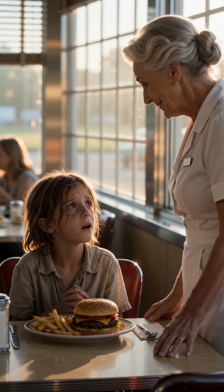 Everyone Ignored The Hungry Child… Except One Elderly Waitress