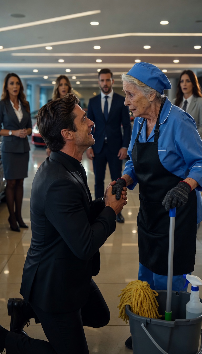 A Billionaire Ignored the Cleaning Woman — Until One Glance Changed Everything
