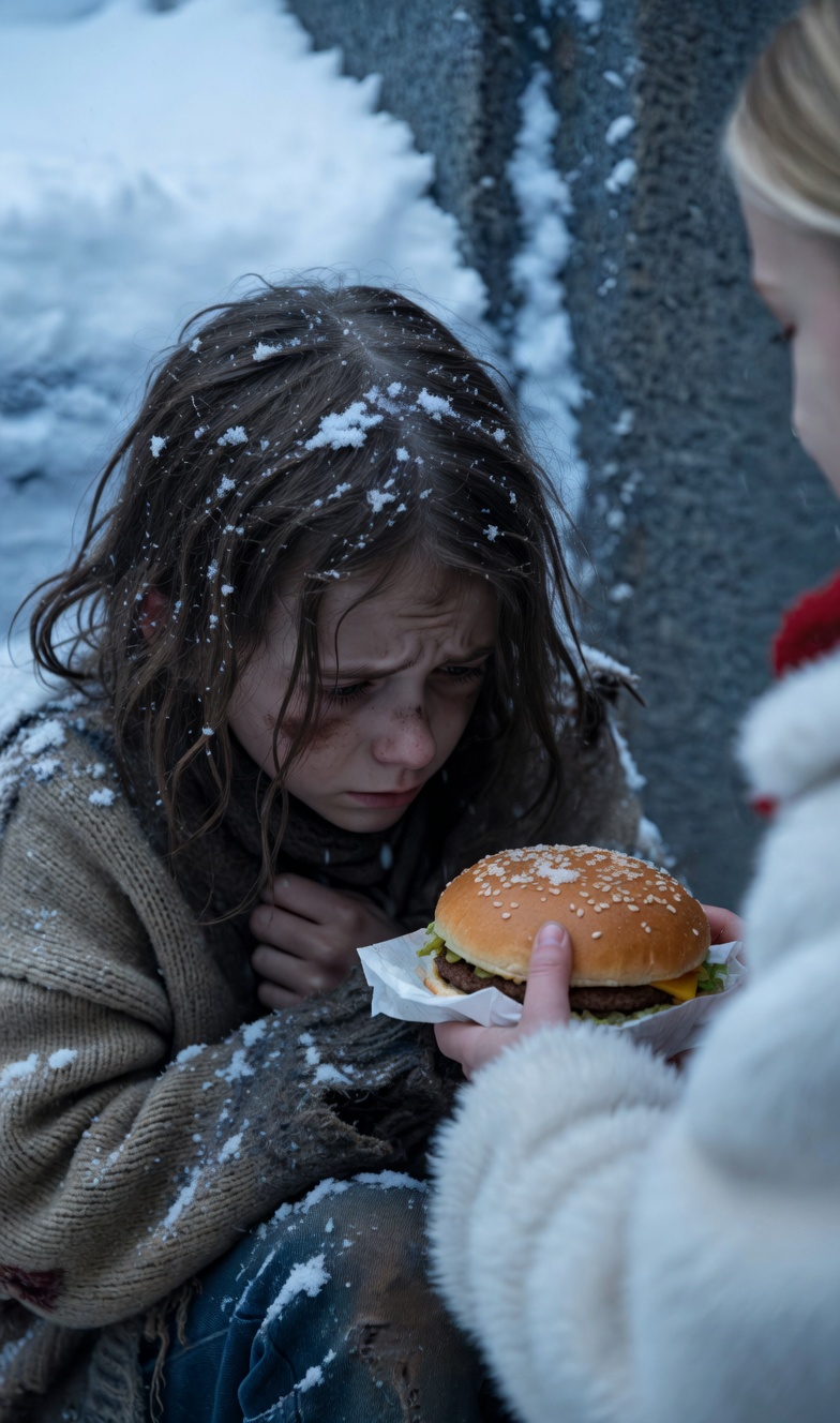 She Hugged A Freezing Homeless Child… Without Knowing Who She Really Was