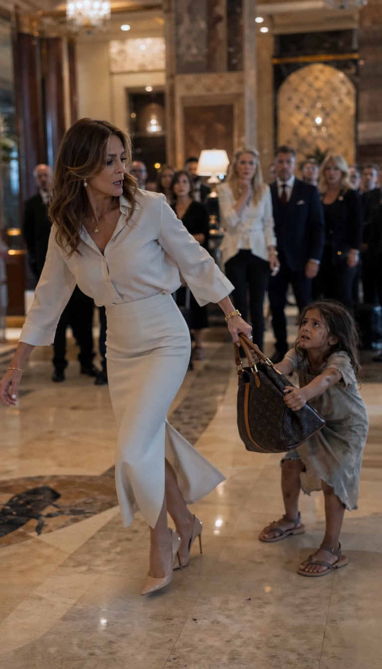 A Dirty Little Girl Refused To Let Go Of A Luxury Handbag… Then Revealed A Terrifying Secret