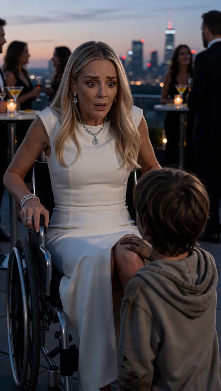 A Dirty Little Boy Touched The Billionaire Woman’s Legs… And She Felt Them Again