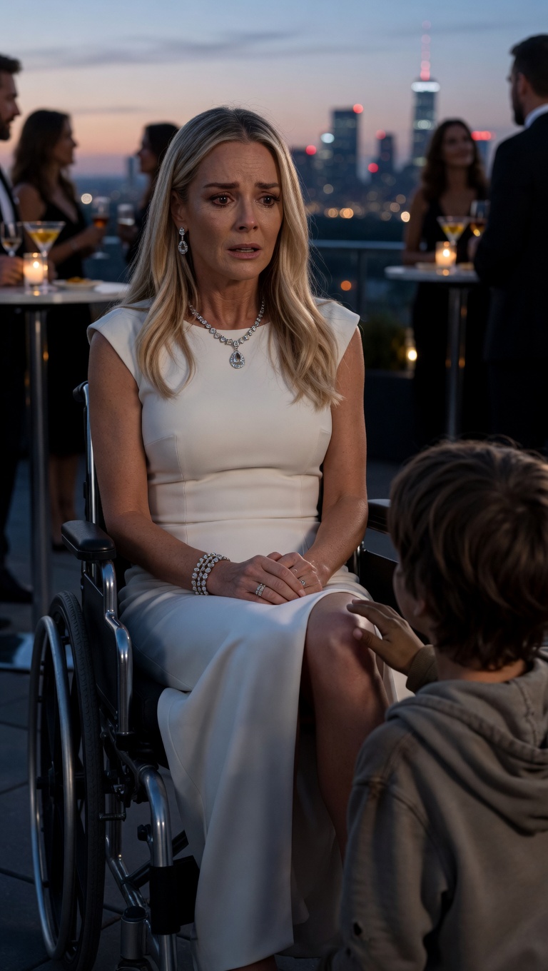 A Filthy Child Walked Into a Luxury Gala — Seconds Later, a Powerful Woman Collapsed