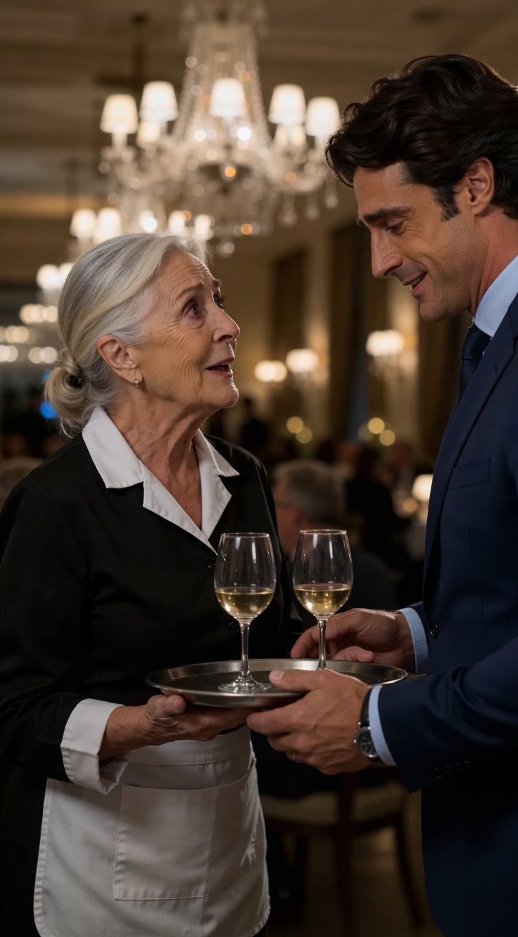 An Elderly Waitress Served Rich People For Years… Until A Billionaire Recognized Her