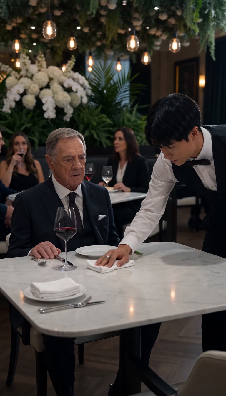 A Billionaire Grabbed A Waiter’s Wrist After Seeing His Silver Ring… Then Everything Fell Apart
