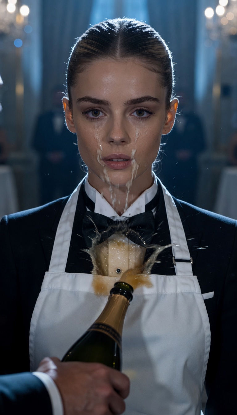 The Rich Man Poured Champagne On The Waitress… Without Knowing Who She Really Was