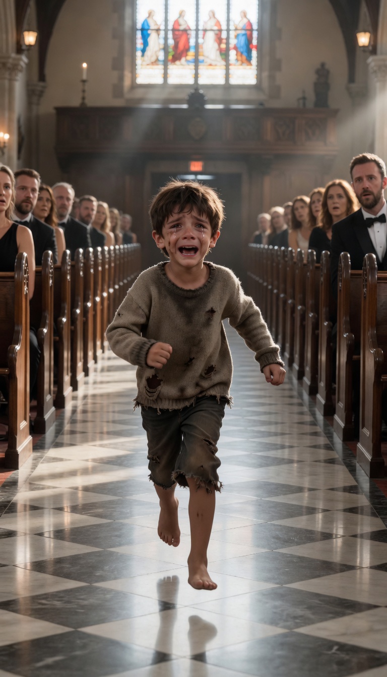 A Barefoot Little Boy Ran Into A Wedding… Then Handed The Groom A Bracelet From The Past