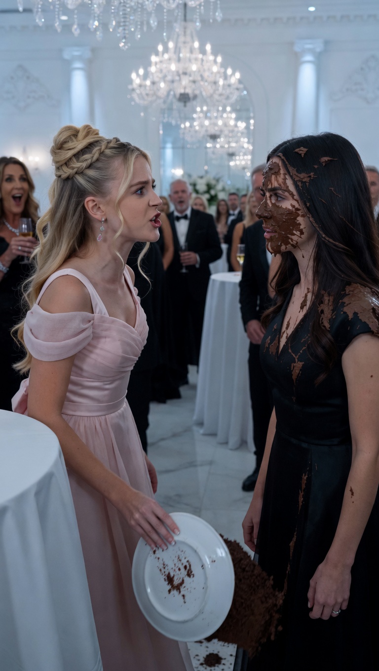 A Rich Woman Smashed Cake Into Another Guest’s Face… Then Realized She Owned The Entire Gala