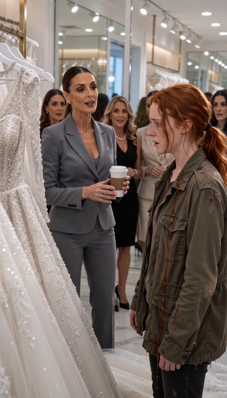 A Rich Woman Threw Coffee On A “Poor Girl”… Then The Entire Boutique Froze