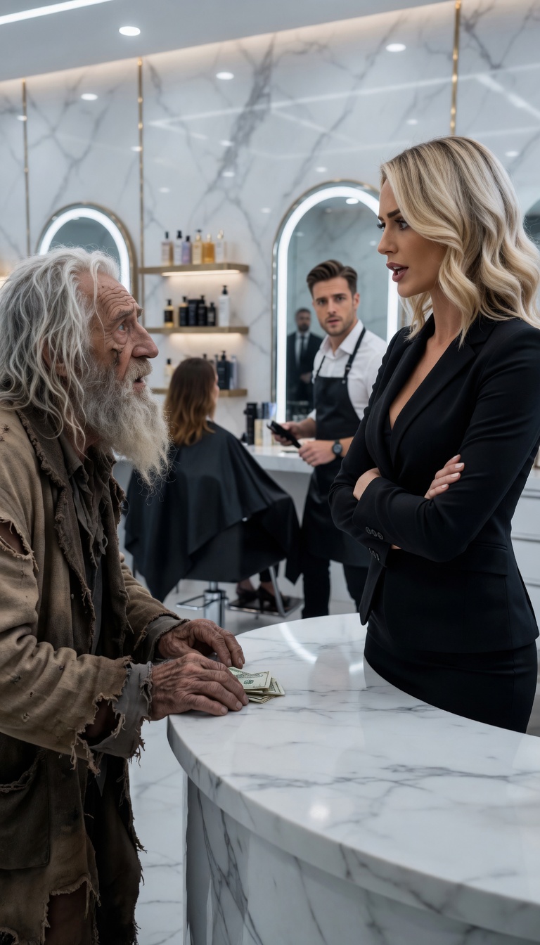The Receptionist Mocked The Poor Old Man… Until He Revealed The Truth About His Daughter