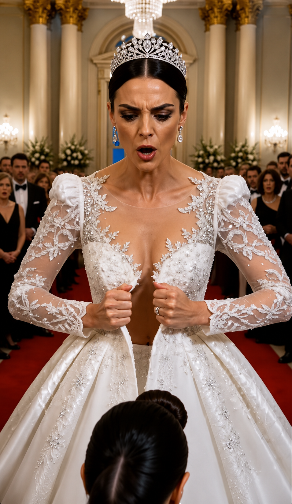 THE BRIDE DESTROYED HER WEDDING DRESS… THEN A HIDDEN NAME DESTROYED HER ENTIRE WEDDING