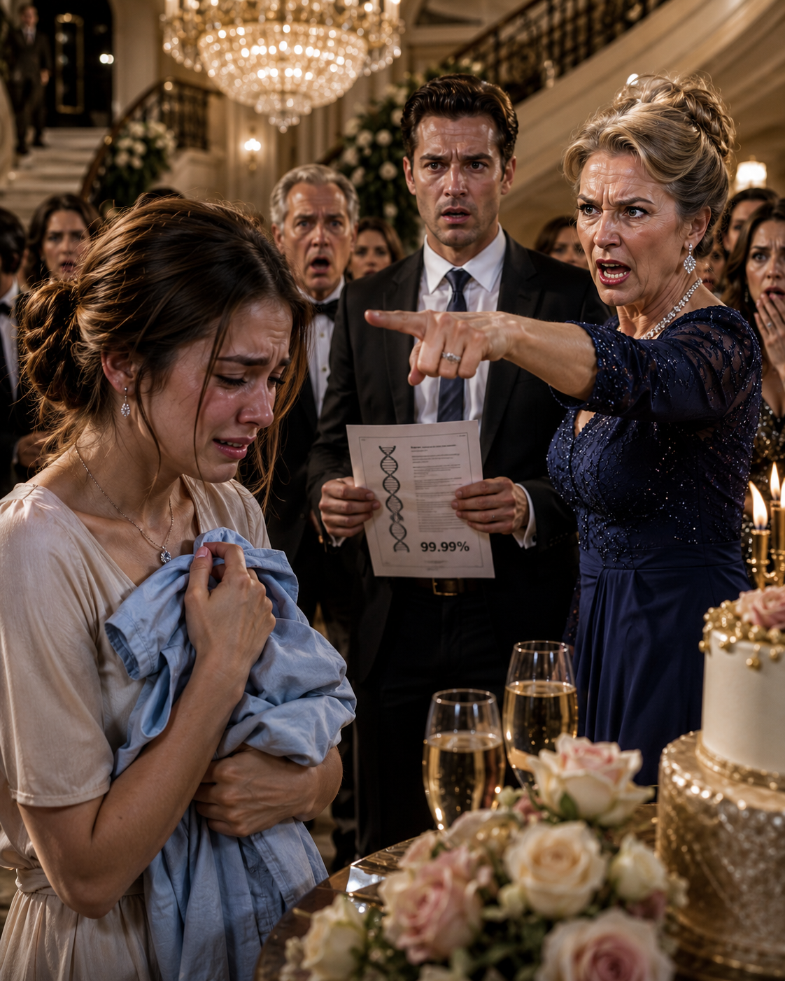 # SHE WAS THROWN OUT OF THE FAMILY PARTY—THEN A DNA TEST EXPOSED THEIR DARKEST SECRET