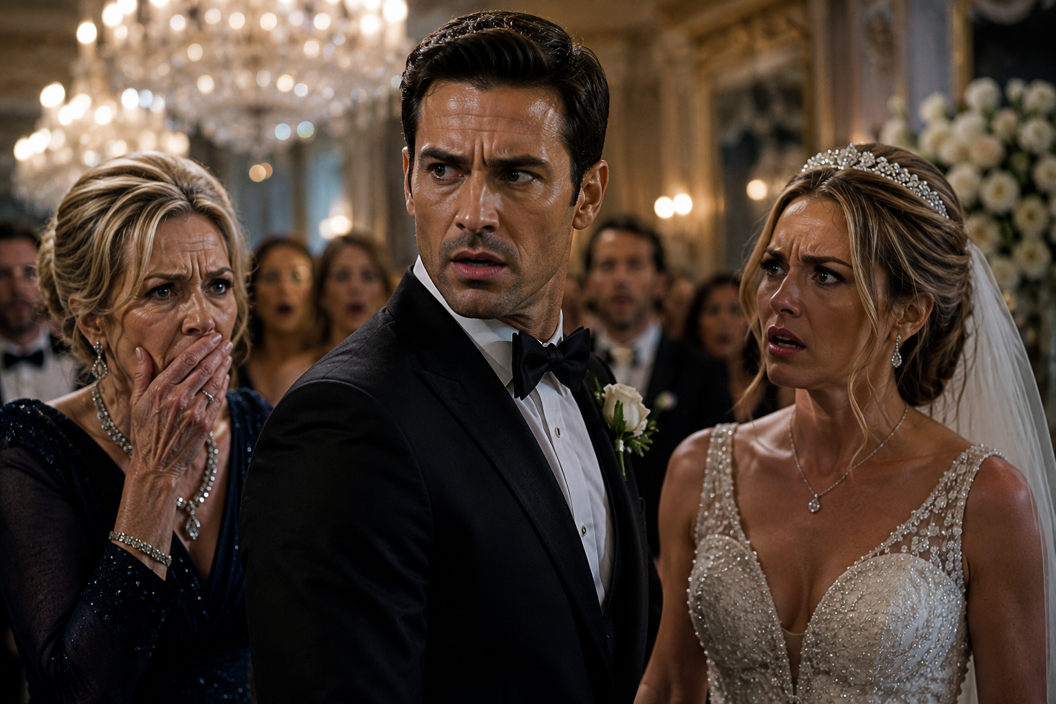 A LITTLE GIRL CRASHED THE BILLIONAIRE’S WEDDING—THEN CALLED THE GROOM “DADDY”
