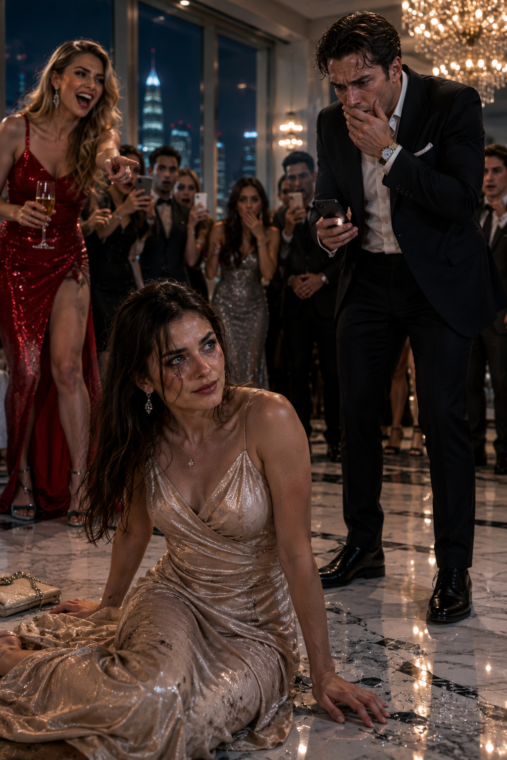 # THEY HUMILIATED HER AT THE PENTHOUSE PARTY—MINUTES LATER, HE LOST EVERYTHING
