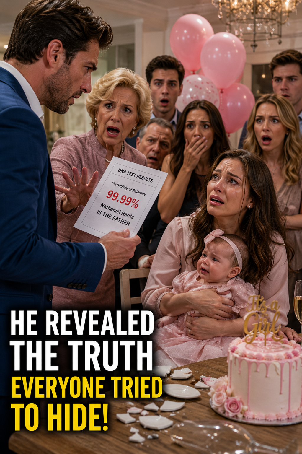 # HE CRASHED THE BABY CELEBRATION—THEN A DNA TEST EXPOSED THE FAMILY’S BIGGEST LIE