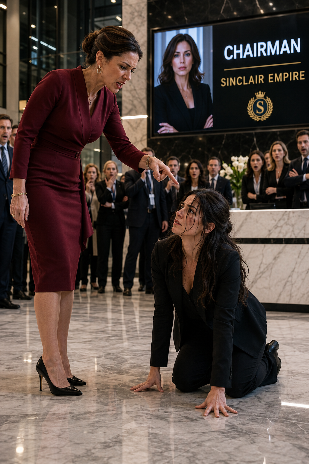 SHE FORCED A STRANGER TO HER KNEES—THEN THE SCREEN REVEALED SHE OWNED THE ENTIRE COMPANY