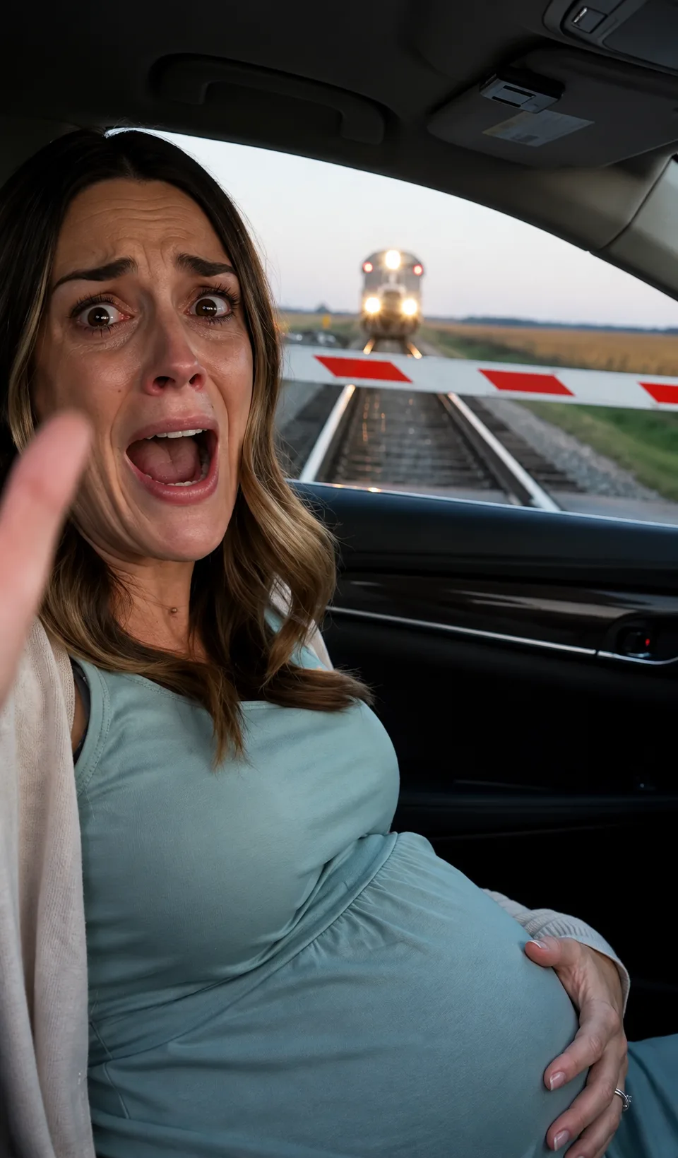 To Get Rid of Her Pregnant Daughter-in-Law, the Mother-in-Law Deliberately Left Her Car on the Railroad Tracks Right in Front of an Approaching Train, Hoping to Make It Look Like an Accident. But It Ended Far More Terrifyingly Than She Could Ever Have Imagined.