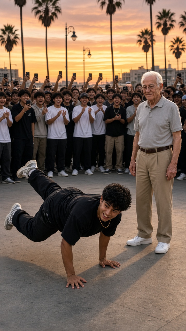 EL JOVEN SE BURLÓ DEL ANCIANO EN PLENO CÍRCULO DE BAILE… HASTA QUE ÉL RECONOCIÓ EL PASO QUE SU PADRE HIZO LA NOCHE QUE DESAPARECIÓ