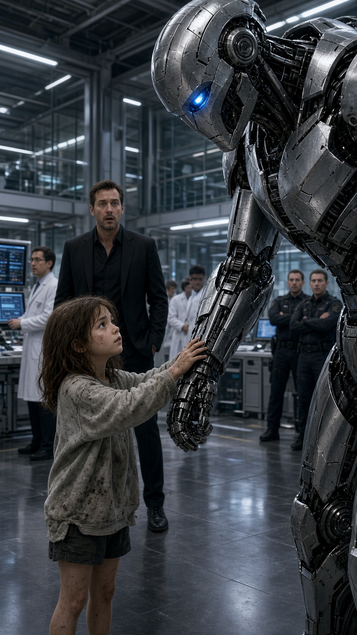 LA NIÑA POBRE TOCÓ EL ROBOT QUE NADIE PODÍA ACTIVAR DESDE HACÍA OCHO AÑOS… Y LA MÁQUINA LA RECONOCIÓ COMO LA HEREDERA DE UNA MUJER «MUERTA»