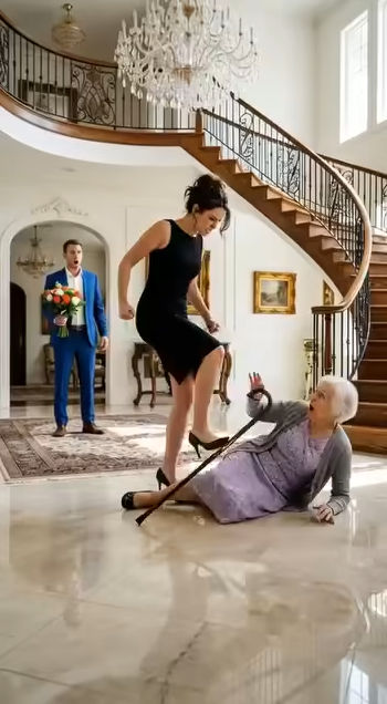 I gave my fiancée a life of luxury and a ring everyone envied. I came home early to surprise my mother, only to hear my fiancée hiss, “You’re useless.” I found her twisting my mother’s wrist. “I was just handling it,” she said with a perfect smile. She thinks I’m just a businessman. She doesn’t know what a son who came from nothing will do to protect the woman who gave him everything.