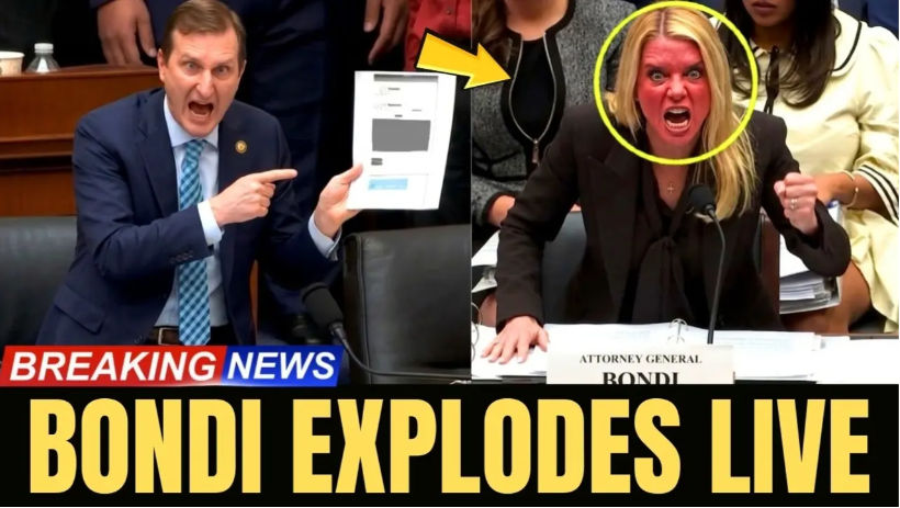 BREAKING: GOLDMAN CONFRONTS BONDI Over REDACTED EPSTEIN FILES — Hearing ERUPTS Into Legal Chaos ⚡