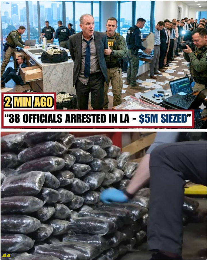 ICE & FBI Smashed Secret $5M Dr*g Network in Los Angeles 2 4 Tons Seized, 38 Officials Arrested