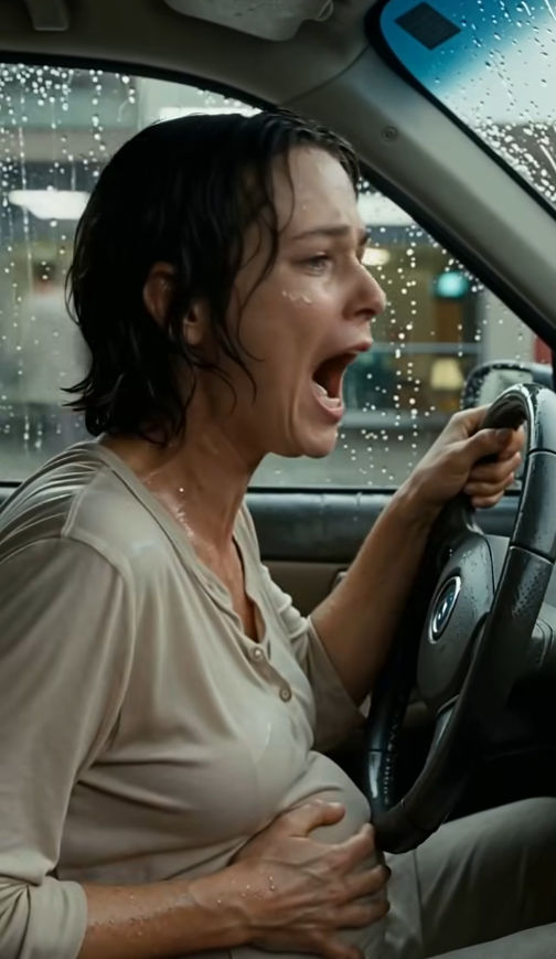 I was in labor alone in my car while my husband went on vacation—and joked I could handle it myself. Three hours later, he called me in panic.