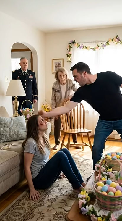 I thought I was coming to pick up my daughter from Easter dinner—then I heard my son-in-law laugh and his mother sneer, ‘Go back to your lonely house.’ The second I pushed through that door and saw my little girl on the floor, blo0dy and barely breathing, something inside me snapped. ‘You touched my daughter,’ I said, already dialing for backup. What they did next made this far worse than any of us imagined.