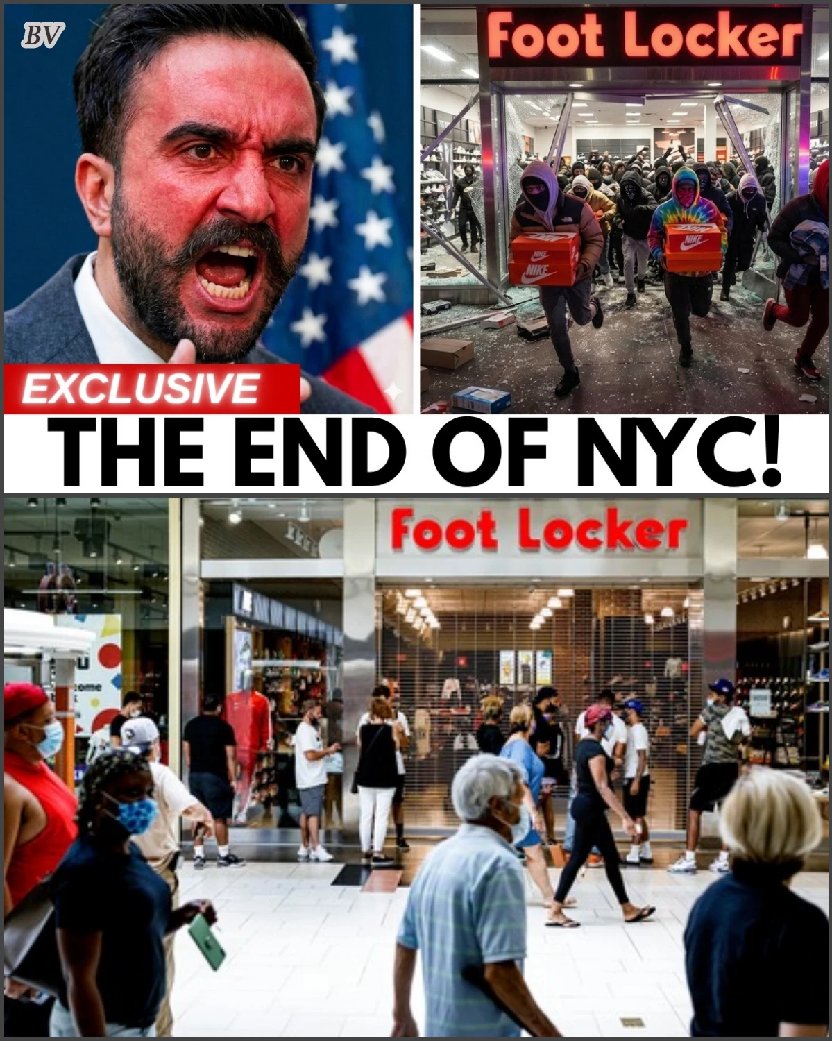“Cleaning Out the Garage”: Foot Locker’s Brutal Shutdown in New York Leaves Working-Class Neighborhoods Devastated as Mayor Stays Silent