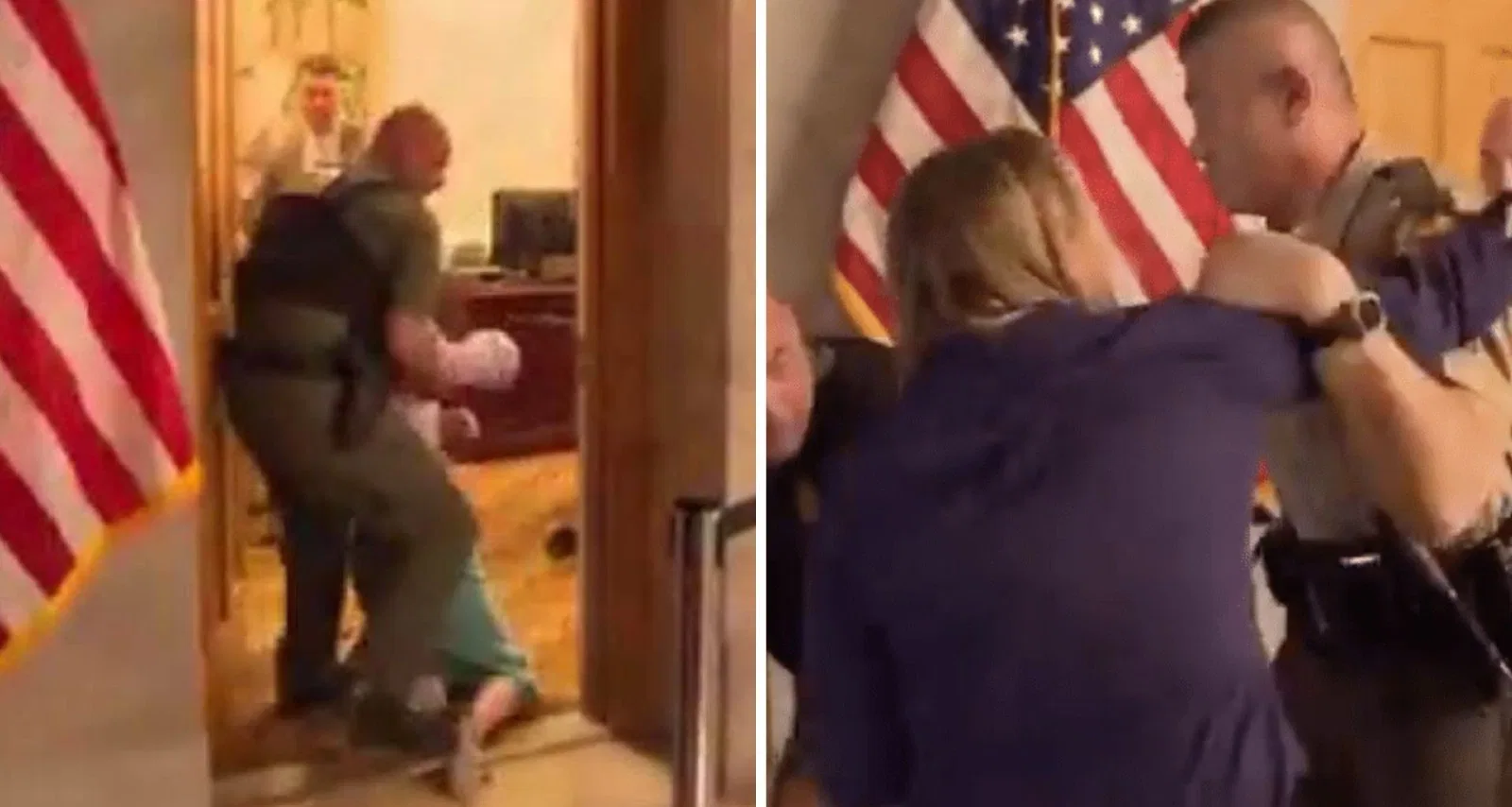 Capitol Police ARREST Top Democrat-She SCREAMS Hysterically as Police Drag Her Out