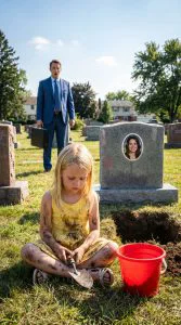 A billionaire finds a poor girl digging his wife’s grave… and discovers the truth