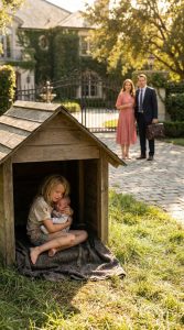 The woman took the children and locked them in the doghouse, but when the children’s father came home and saw them there, he froze — and what he did next shocked everyone