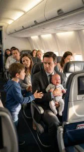 Billionaire’s Baby Cried Nonstop on the Plane — Until a Poor Black Boy Did The Unthinkable