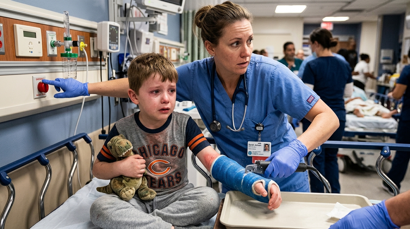 A Seven-Year-Old Boy Complained His Three-Day-Old Cast Felt Too Tight. The ER Nurse Removed The Fiberglass And Immediately Triggered A Hospital Lockdown.