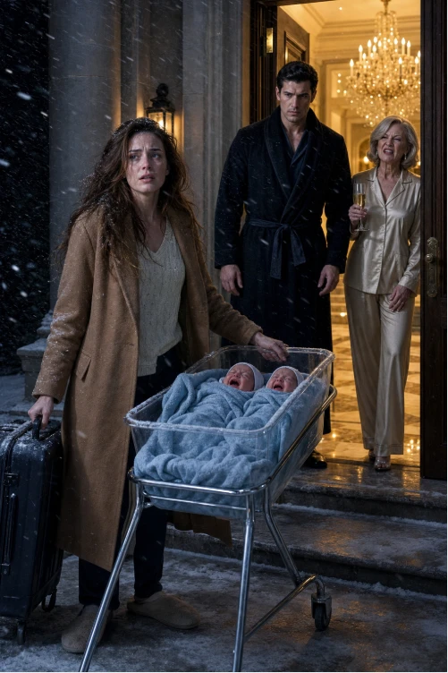 He Threw Me Into the Snow With My Newborn Twins. By Sunrise, His Empire Belonged to Them.