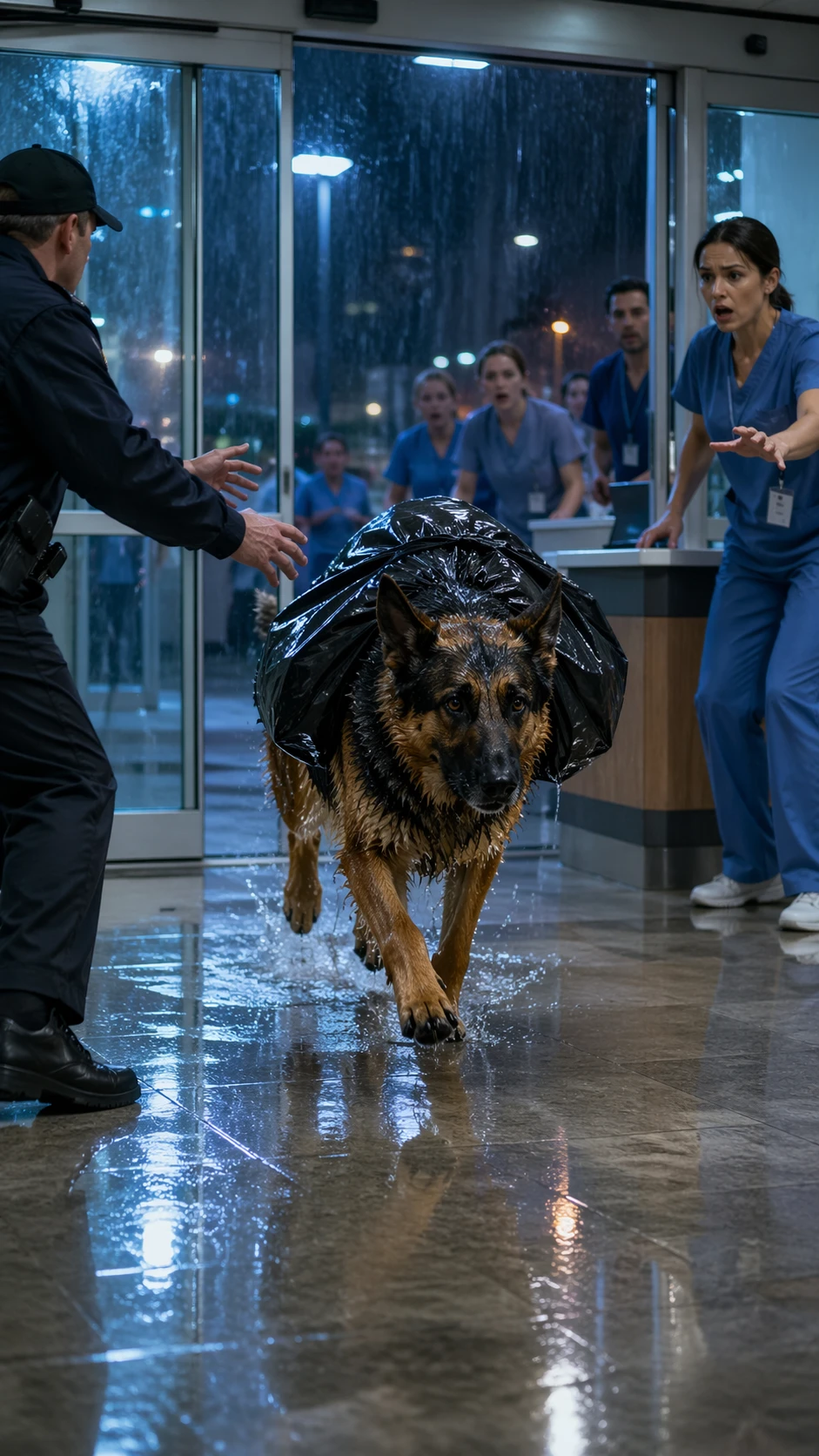 The Dog Who Refused to Leave. The Black Bag at His Feet Held a Truth No One in That Hospital Was Ready to Face.