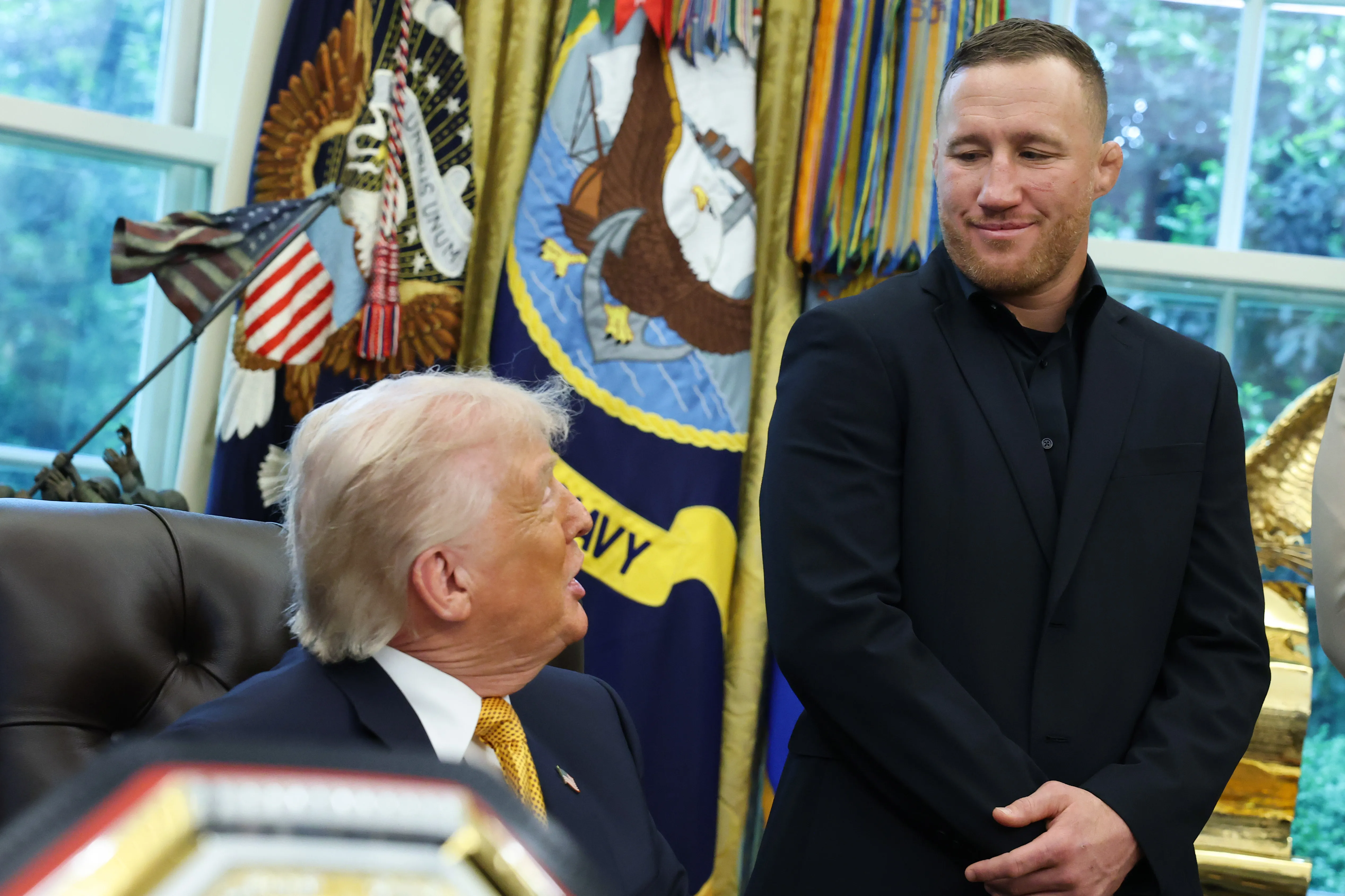 The Look Everyone Noticed: How Justin Gaethje Became the Unexpected Center of a White House Viral Moment