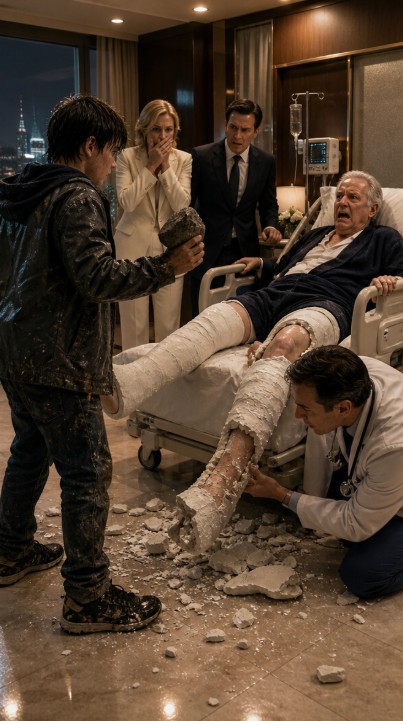 He walked into a billionaire’s hospital room… with a stone in his hand—and destroyed everything in seconds.105