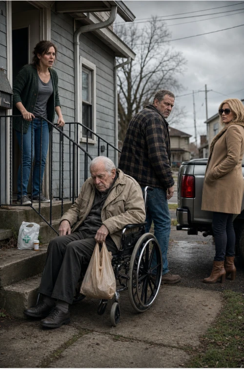 They Dumped My Grandfather at My Doorstep Like Trash. They Forgot He Had Already Left Me the Match That Would Burn Their Lie to the Ground.
