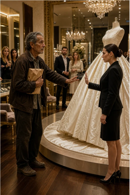 They Wouldn’t Let Him Touch the Dress. Then He Opened the Bag.