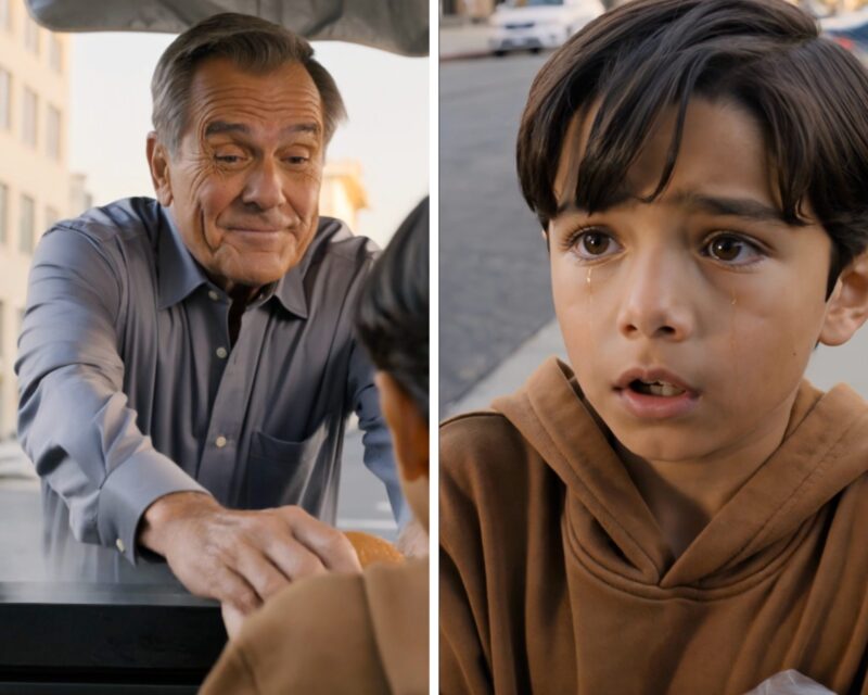 PART 2: The Burger Cart Owner Gave the Hungry Boy Food for Free… Then Black SUVs Stopped at the Corner