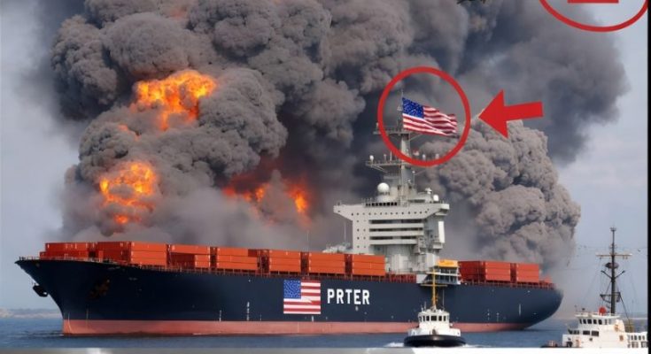 🔴TWO HOURS AGO! US MILITARY AMMUNITION SHIP SINKS WITH 10 TONS OF WEAPONS — WHAT REALLY HAPPENED IN THE DARK WATERS…