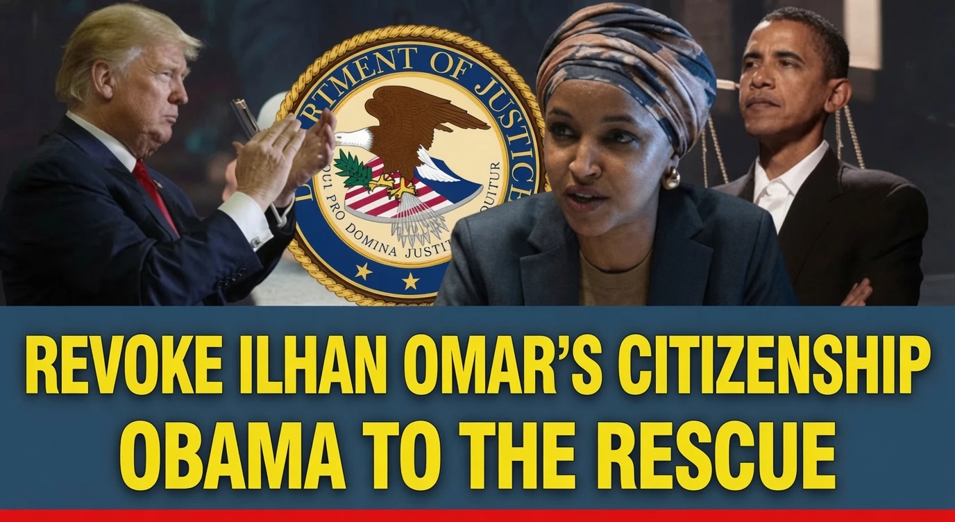 BREAKING NEWS: Bill introduced to remove Ilhan Omar from office and strip her of citizenship; Obama screams to SAVE his crony.