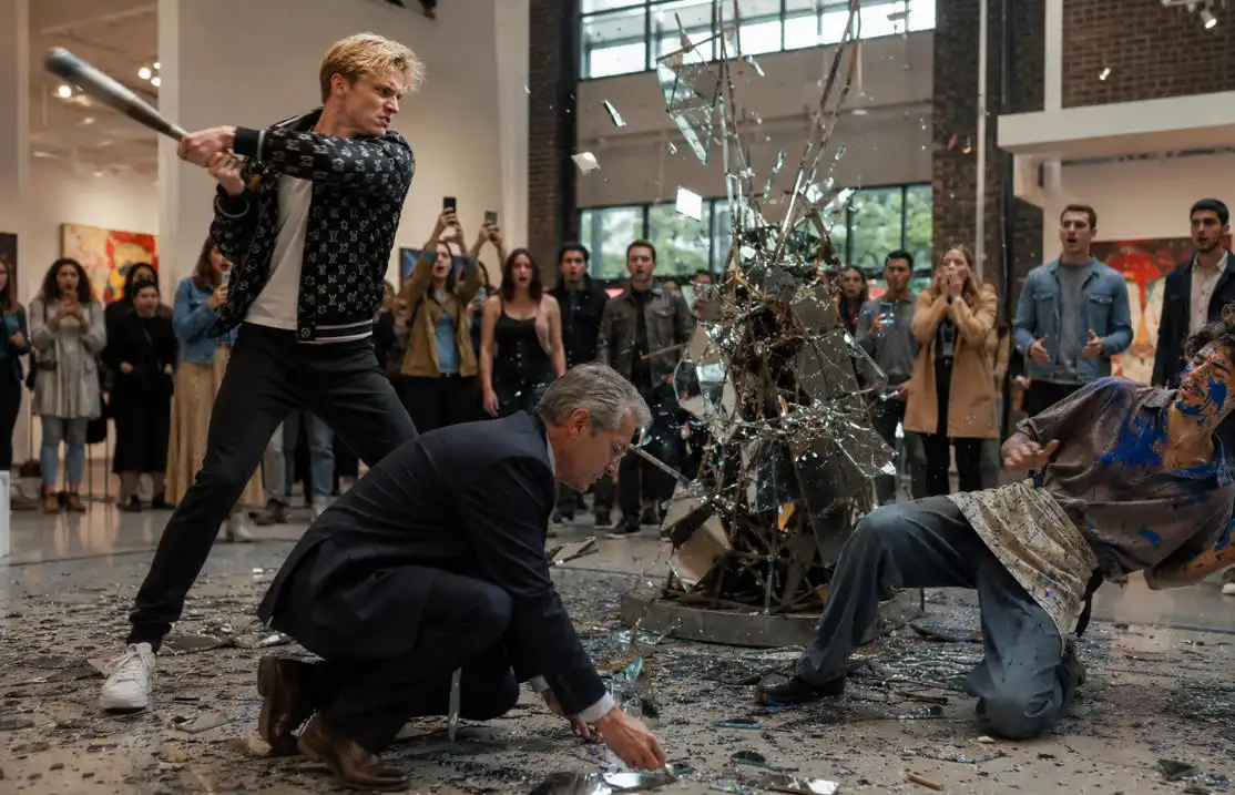 Never Judge A Poor Boy By The Junk In His Hands… This School Art Show Taught One Rich Family A $50 Million Lesson