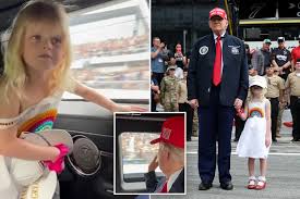 Who Is the Young Girl Seen With Donald Trump at the Daytona 500 — And Why the Moment Went Viral