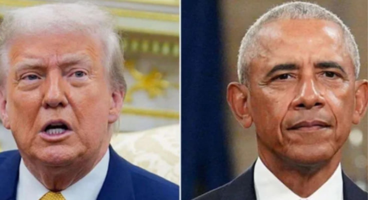 Trump Trolls Obama, Biden With Harsh Labels On Presidential Photos