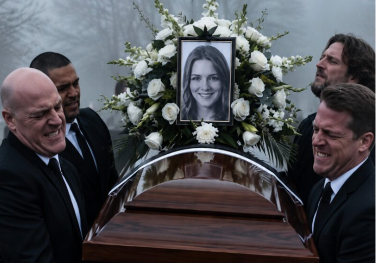 At the funeral of a young woman, four strong men struggled to lift her coffin and nearly dropped it because of its strange weight. When the grief-stricken husband demanded that the coffin be opened immediately, what was found inside filled everyone present with genuine horror