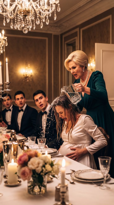 I drove forty minutes for Sunday lunch, seven months pregnant, only to find my seat taken by my husband’s mistress. ‘Use the side door, ’ my mother-in-law snapped—then dumped ice water over me as everyone watched. Even my husband said nothing. But when I whispered, ‘Reed… come get me, ’ I had no idea that one call would expose seven months of lies—and destroy everything they thought they controlled.