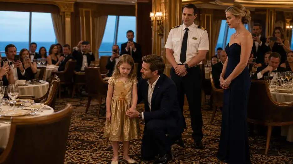A 6-Year-Old Girl Was SLAPPED at a Luxury Cruise Dinner by Her Stepmom, but She Had NO IDEA Who Controlled the Ship 😳