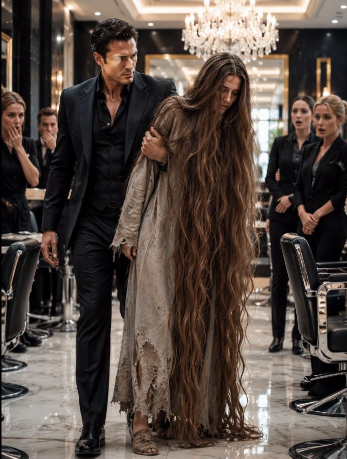 The Mafia Boss Brought a Homeless Woman Into a Luxury Salon—Then Her 2-Meter Hair Exposed a Lost Heiress